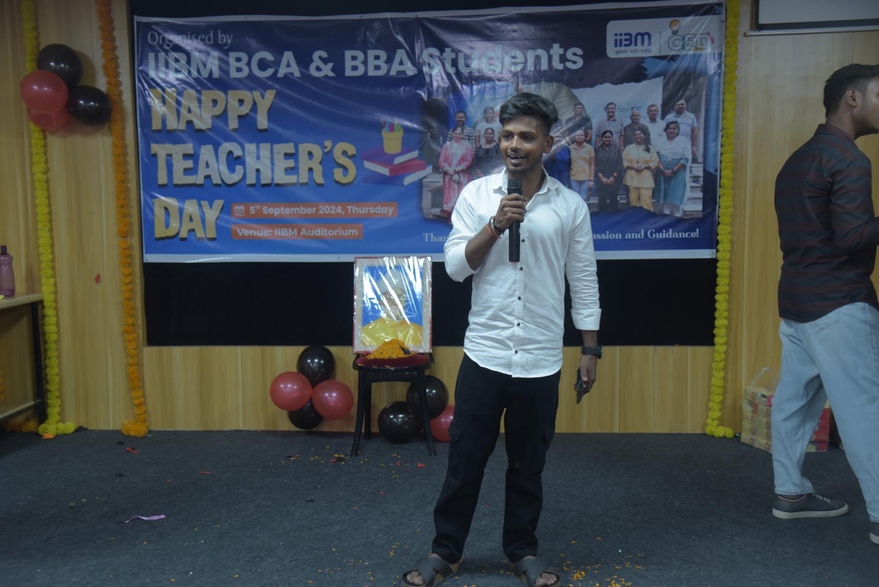 Teacher’s Day Celebration at IIBM – Honouring Educators with Joy and Gratitude